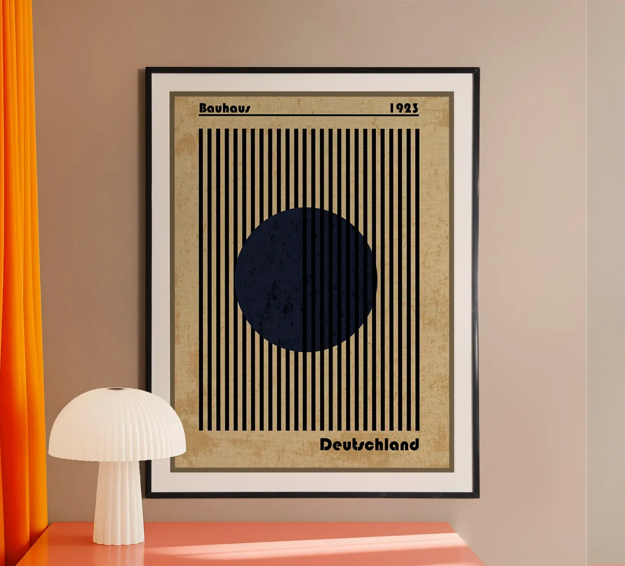 Bauhaus Geometric Art Print Hahnemühle von Edson Studio
