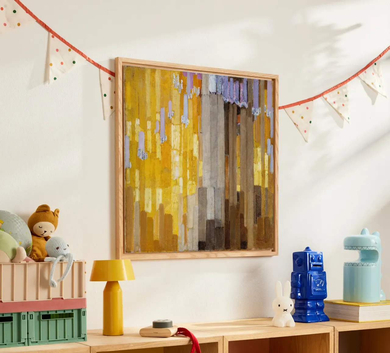 Composizione di linee verticali 1913 plexiglass da martina