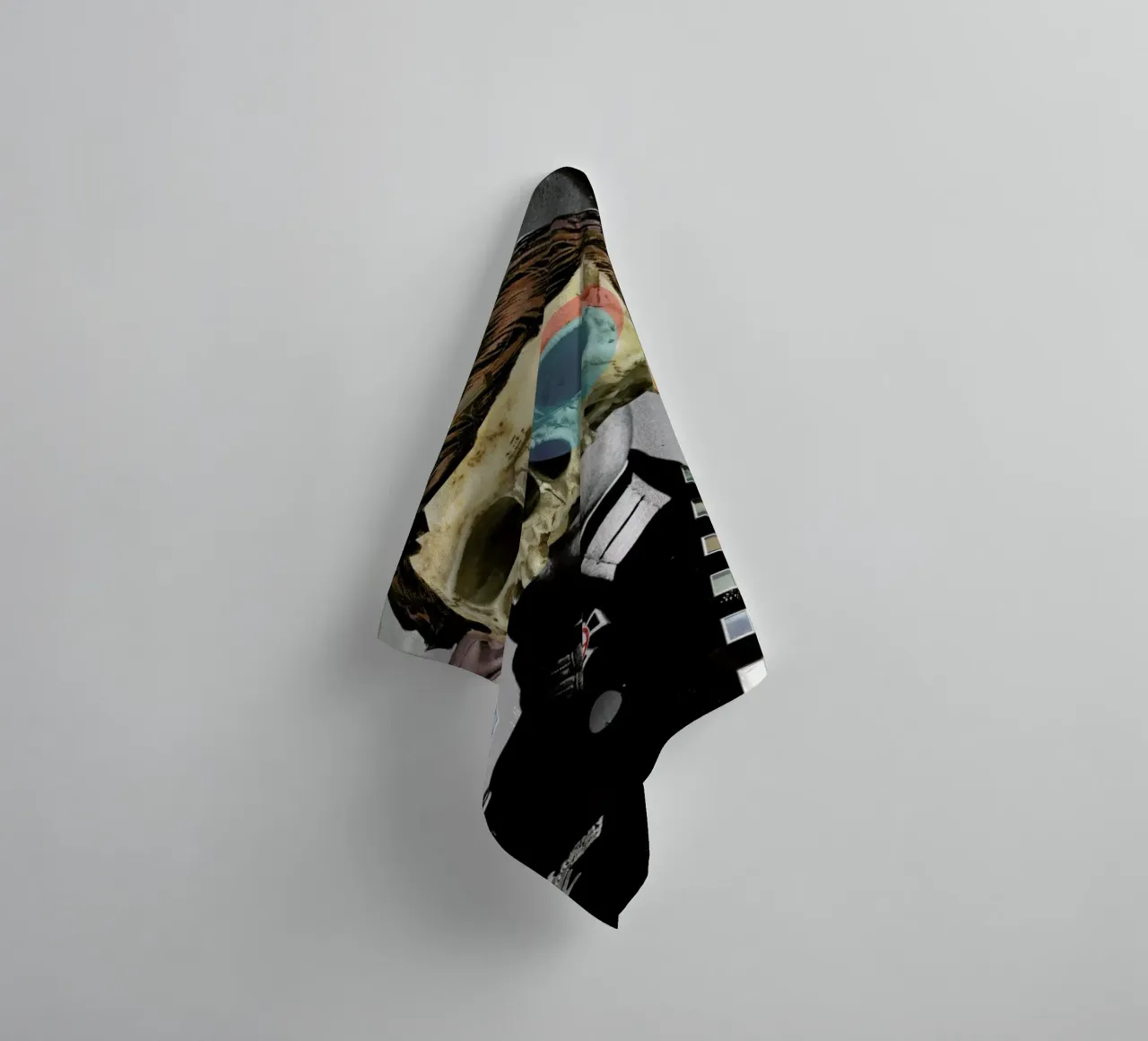 War Collage 2 towel by Marko Köppe