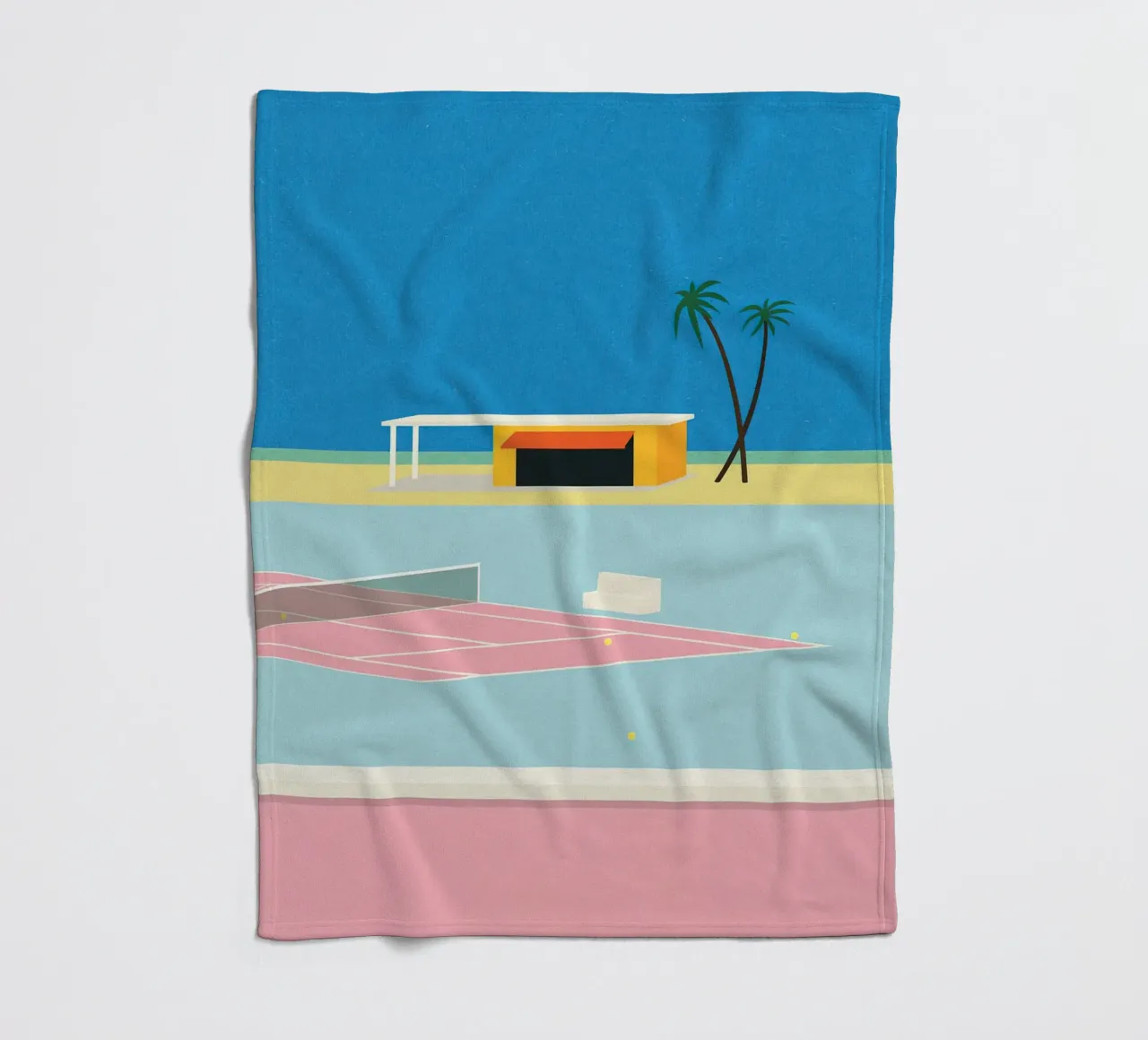 Tennis in spiaggia coperta in pile da lawrencearmstron