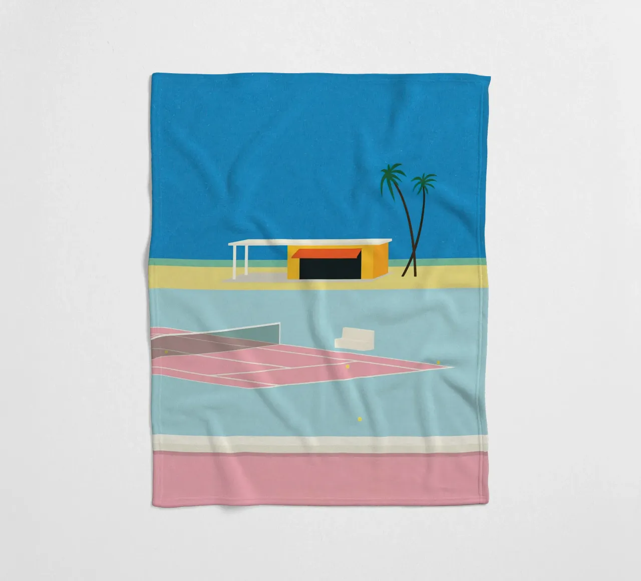 Tennis in spiaggia coperta in pile da lawrencearmstron