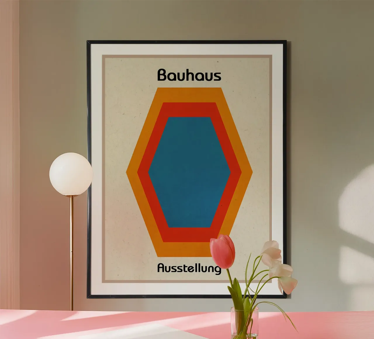 Poster geometrico Bauhaus Germania poster da Edson Studio
