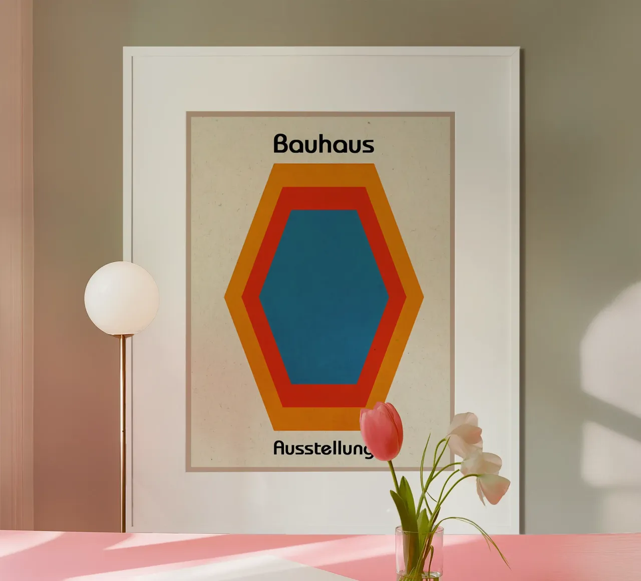 Poster geometrico Bauhaus Germania poster da Edson Studio