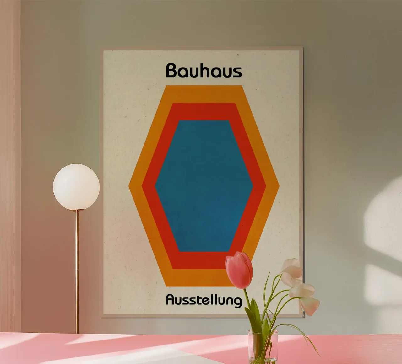 Poster geometrico Bauhaus Germania poster da Edson Studio