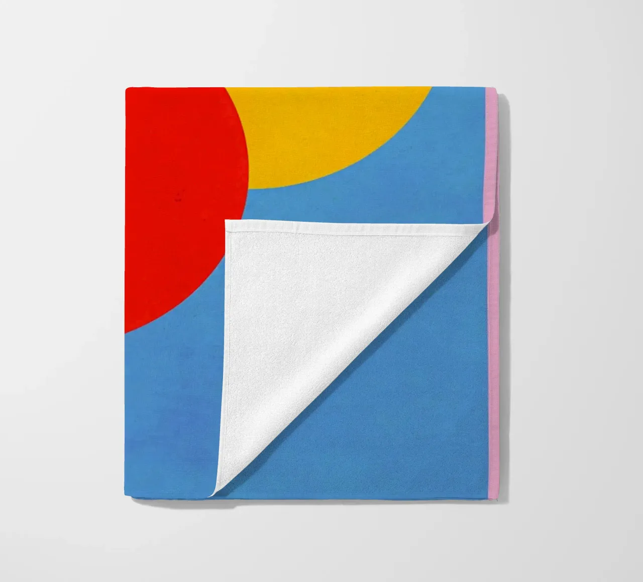 Poster geometrico Bauhaus luglio telo mare da Edson Studio