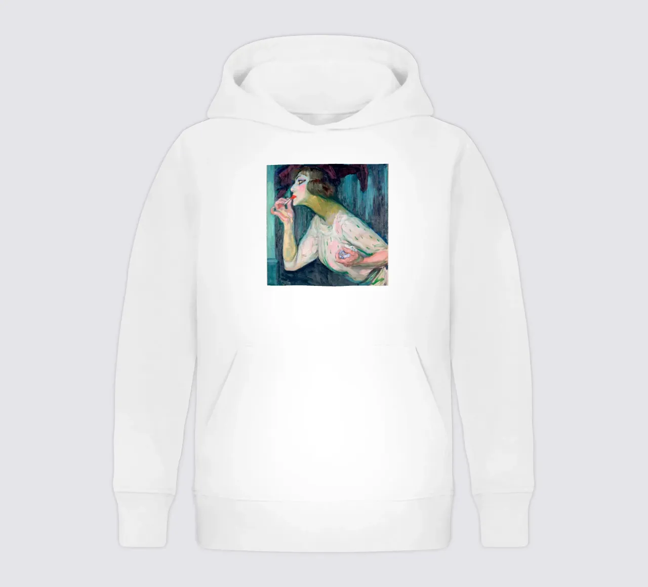 Lipstick, 1908 kids hoodie by martina