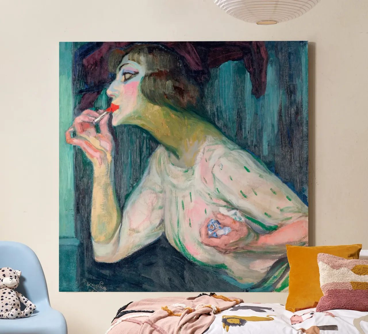 Lipstick, 1908 canvas by martina