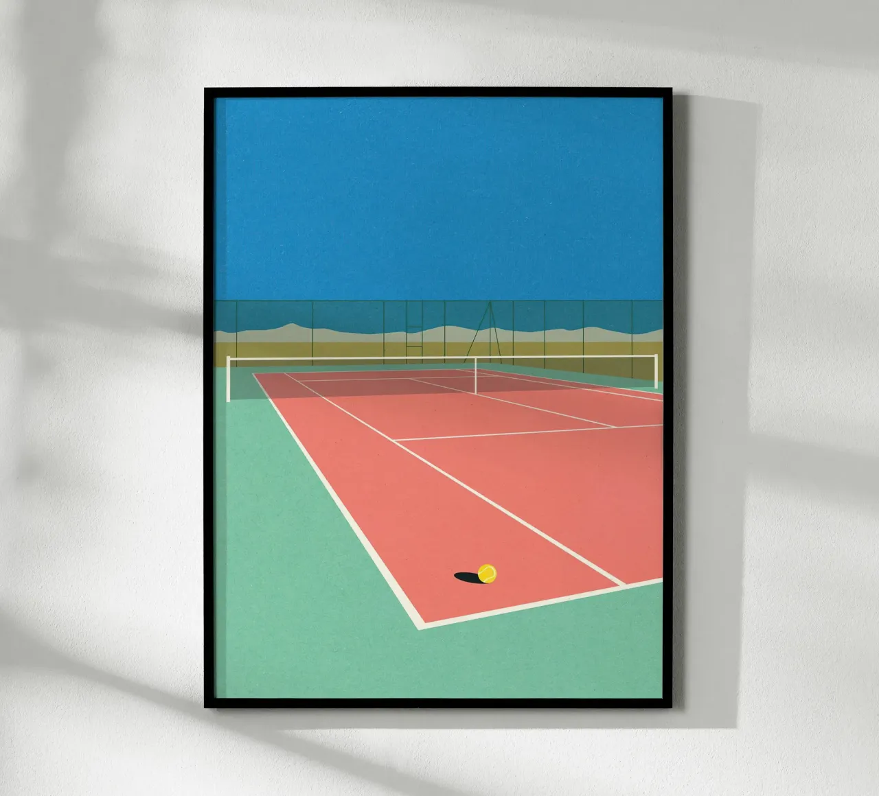 Tennisplatz in der Wüste Hahnemühle von lawrencearmstron