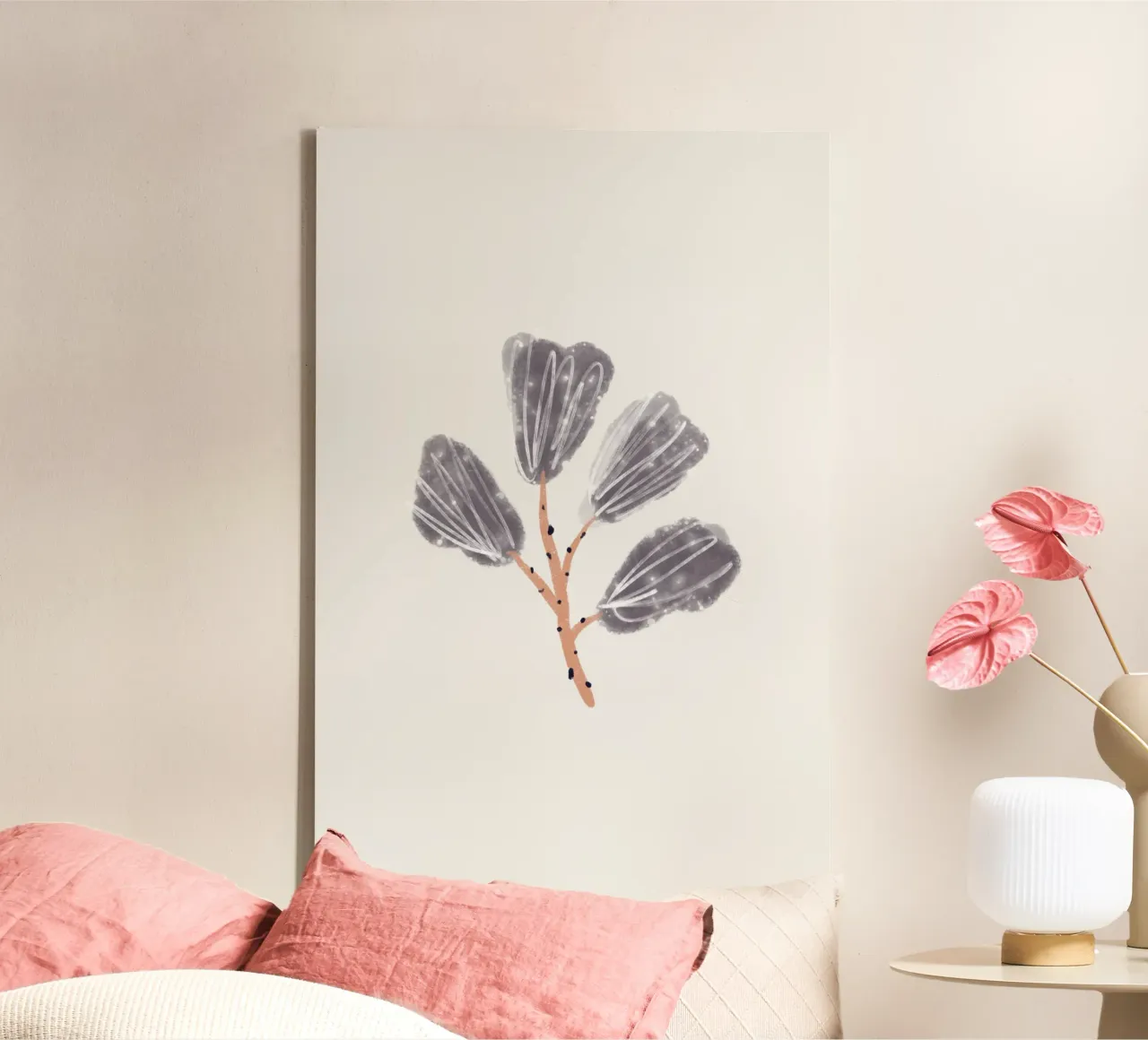 Sea Study No 26 tela con Cornice a cassetta da treechild