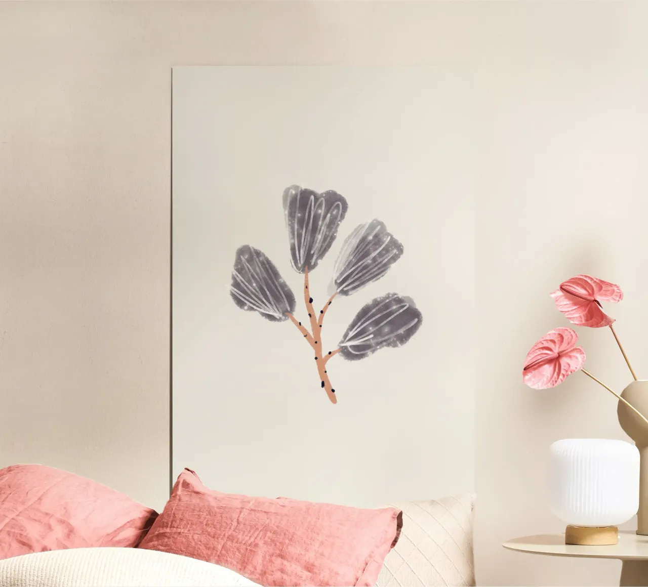 Sea Study No 26 poster con telaio in plastica da treechild