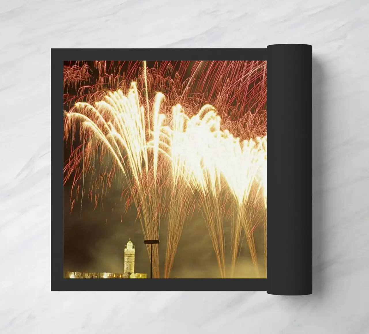 Fuochi d'artificio su Gerusalemme I zerbino da Tal Paz-Fridman