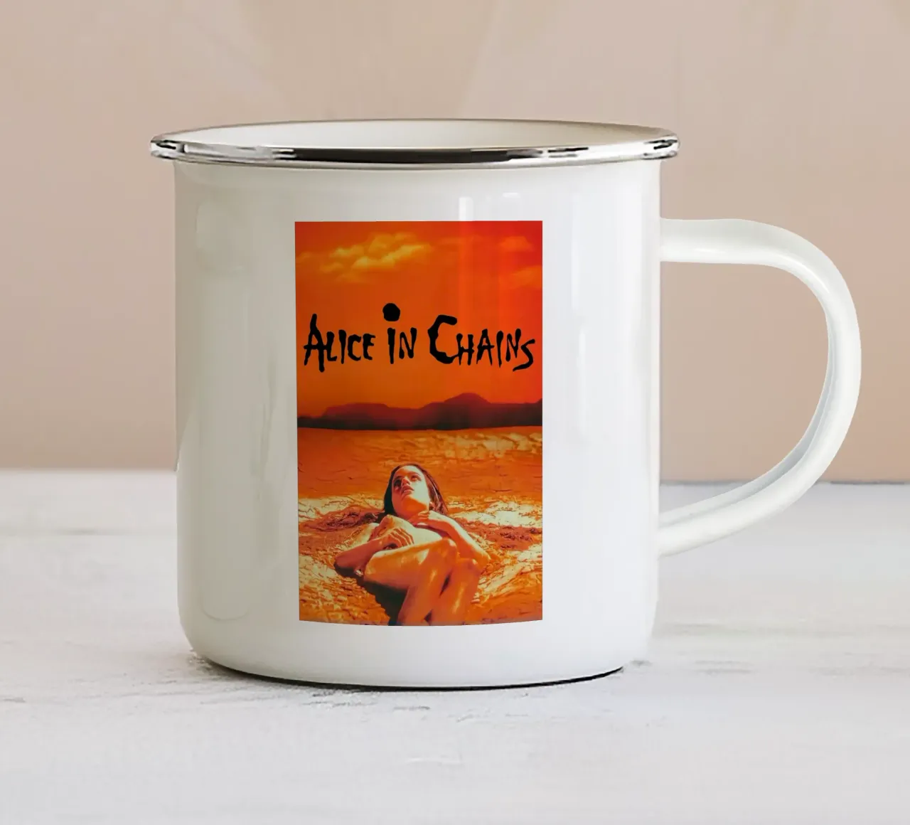 Alice in Chain tazza in smalto da Musadad Shop