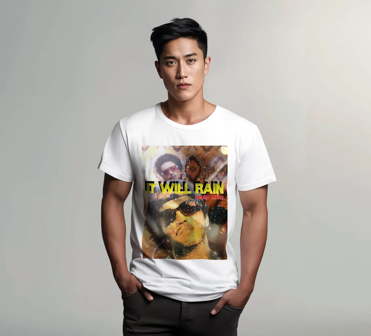 Bruno Mars Pioverà t-shirt da Abasa Inaraya