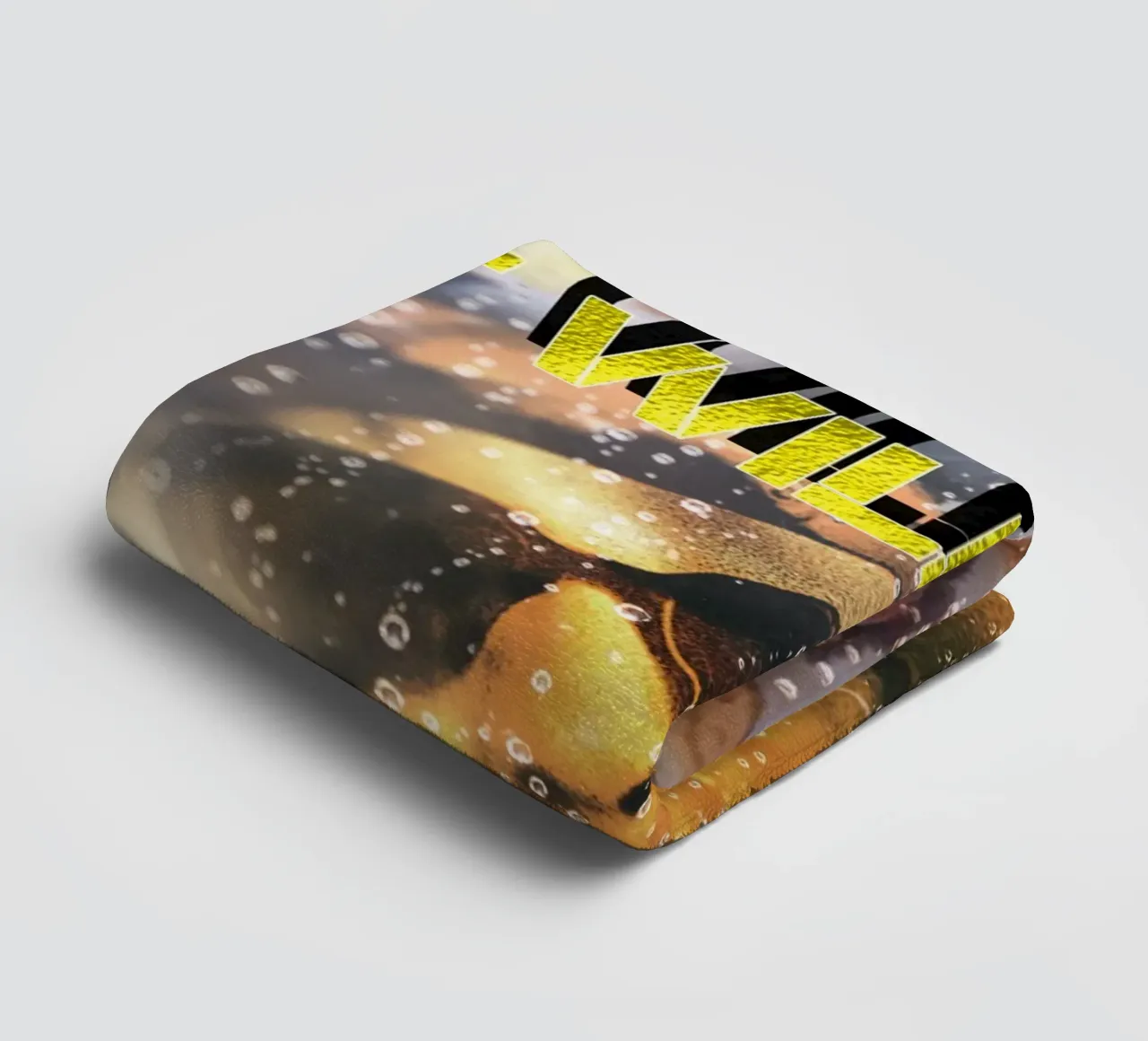 Bruno Mars It Will Rain towel by Abasa Inaraya