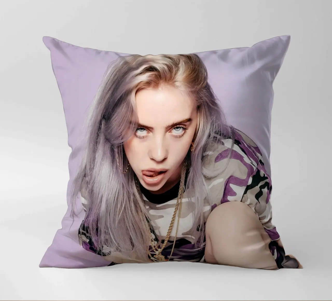 Billie Eilish decorative cushion by Musadad Shop