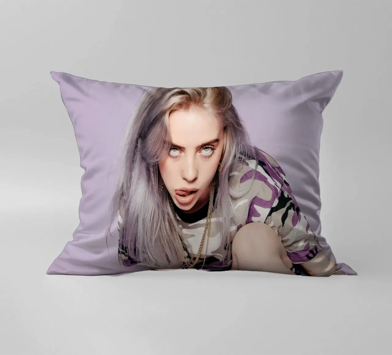 Billie Eilish decorative cushion by Musadad Shop
