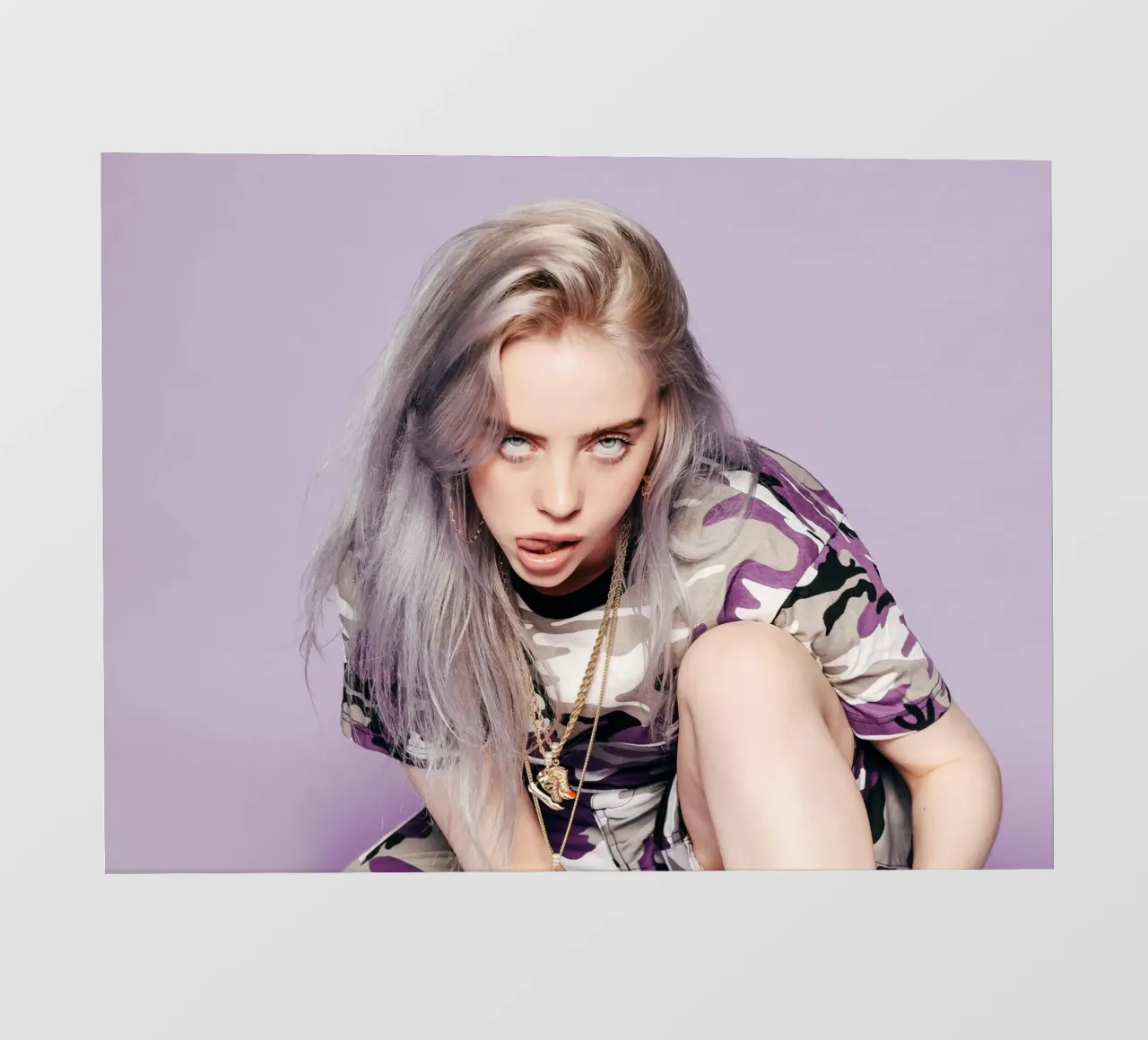 Billie Eilish backlit film by Musadad Shop