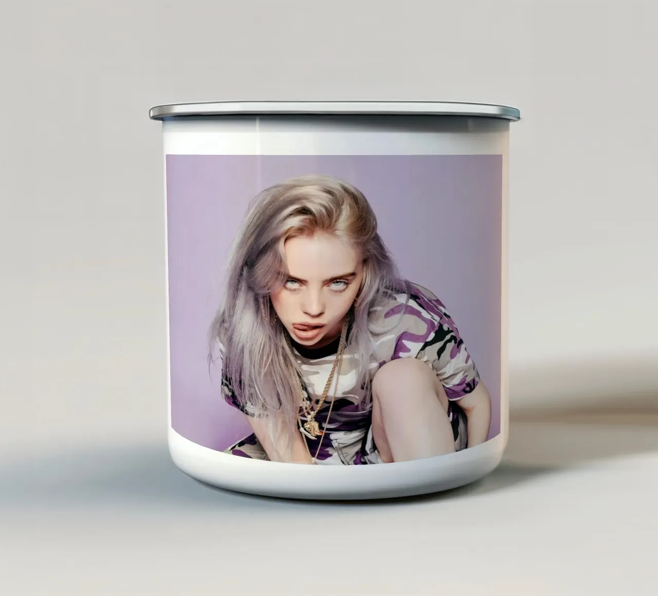 Billie Eilish enamel mug by Musadad Shop