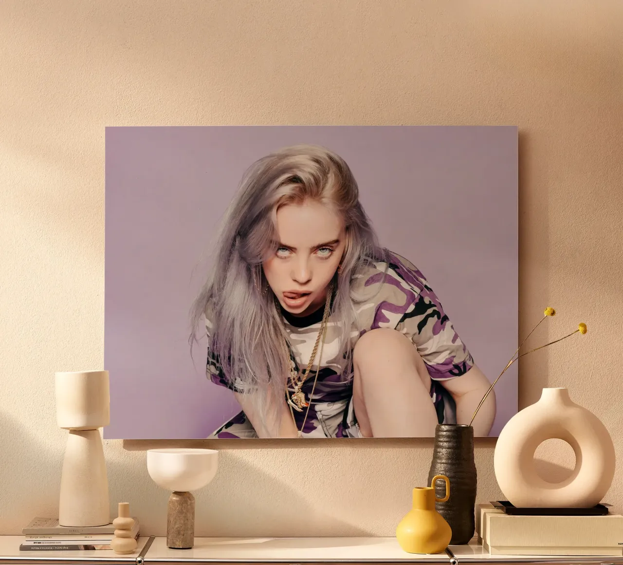 Billie Eilish alu-dibond by Musadad Shop