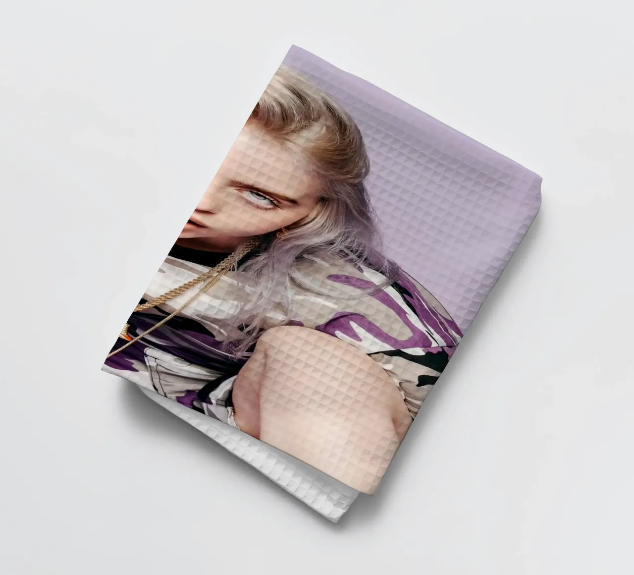 Billie Eilish tea towel by Musadad Shop