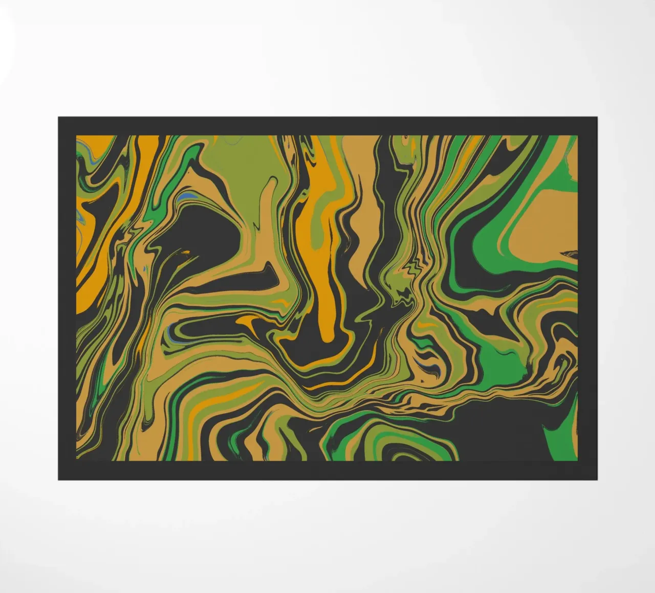 Marble flow 07 doormat by Little Dean