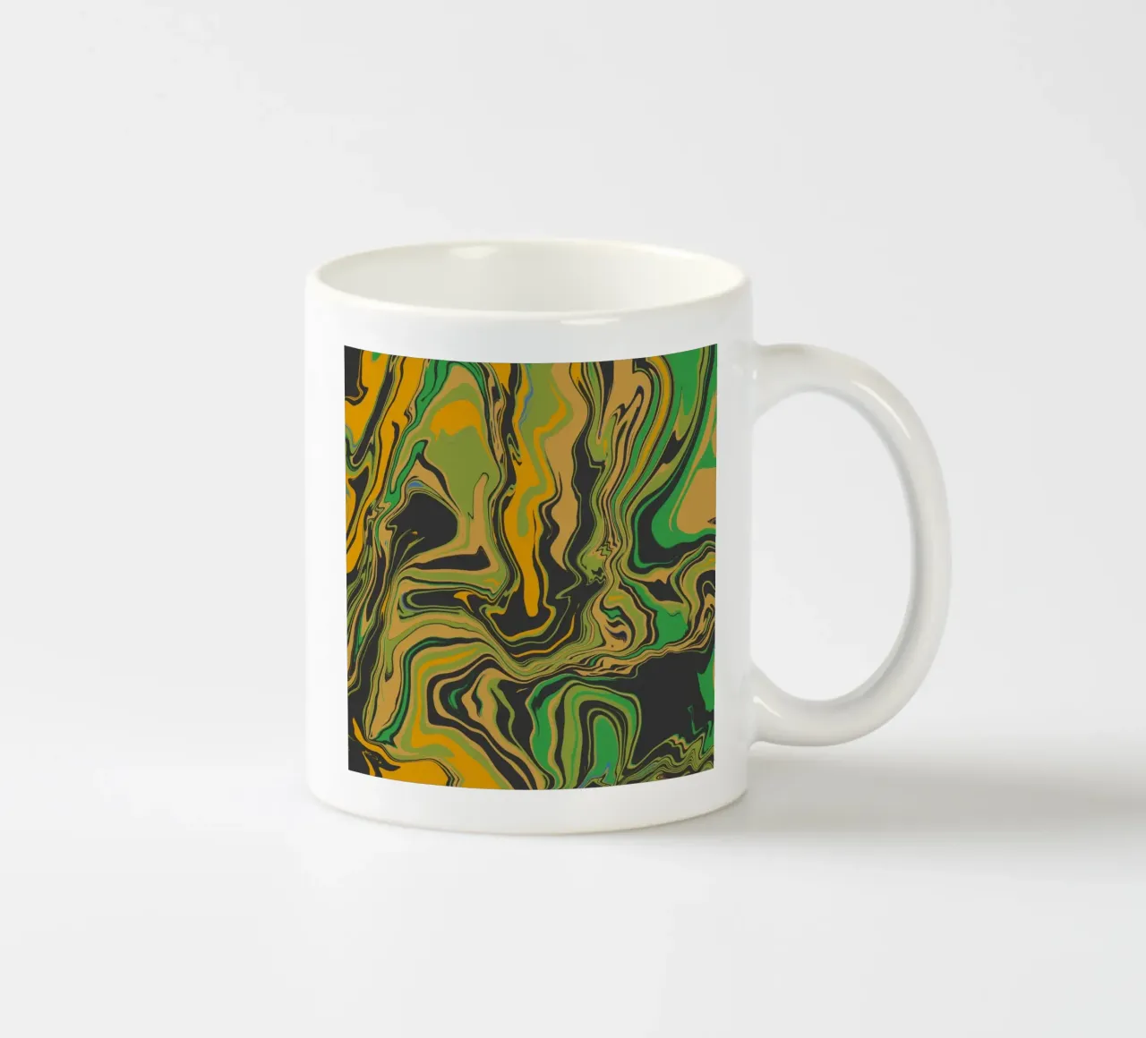Flusso di marmo 07 tazza in ceramica da Little Dean