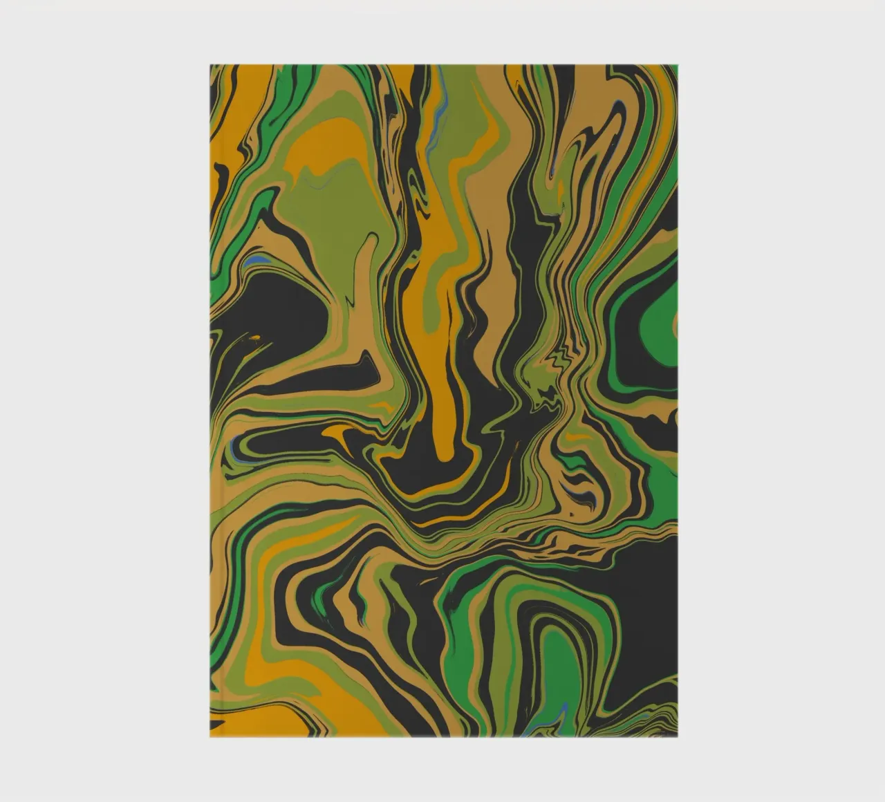 Marble flow 07 notebook by Little Dean
