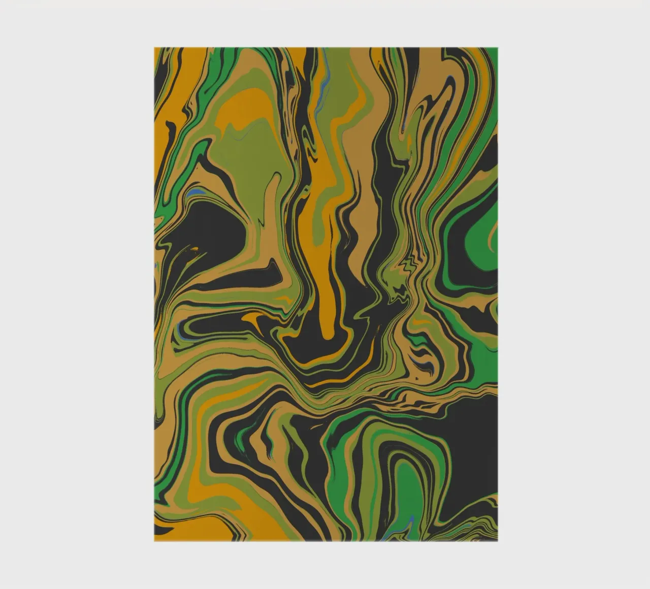 Marble flow 07 notebook by Little Dean