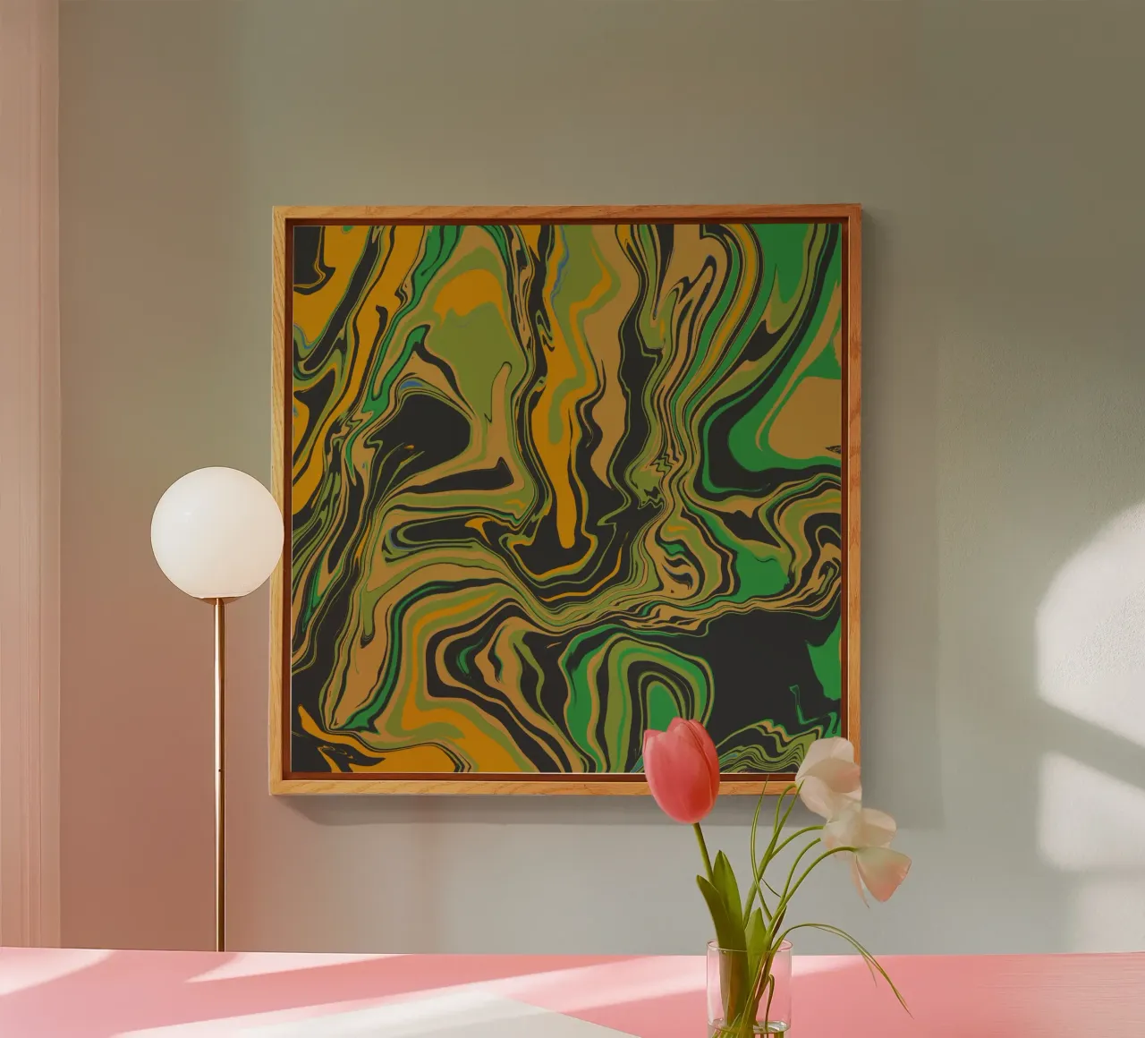 Flusso di marmo 07 plexiglass da Little Dean