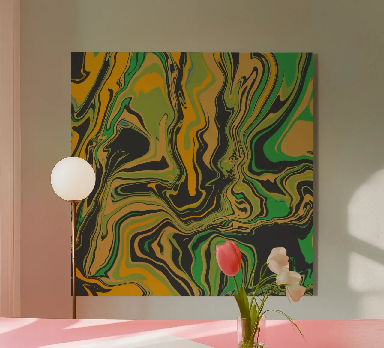 Flusso di marmo 07 plexiglass da Little Dean