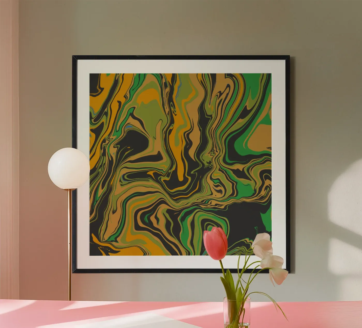 Marble flow 07 poster da Little Dean