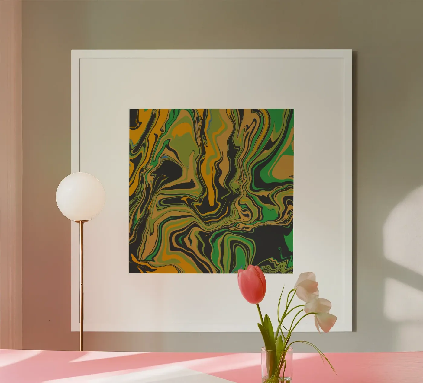 Marble flow 07 poster da Little Dean