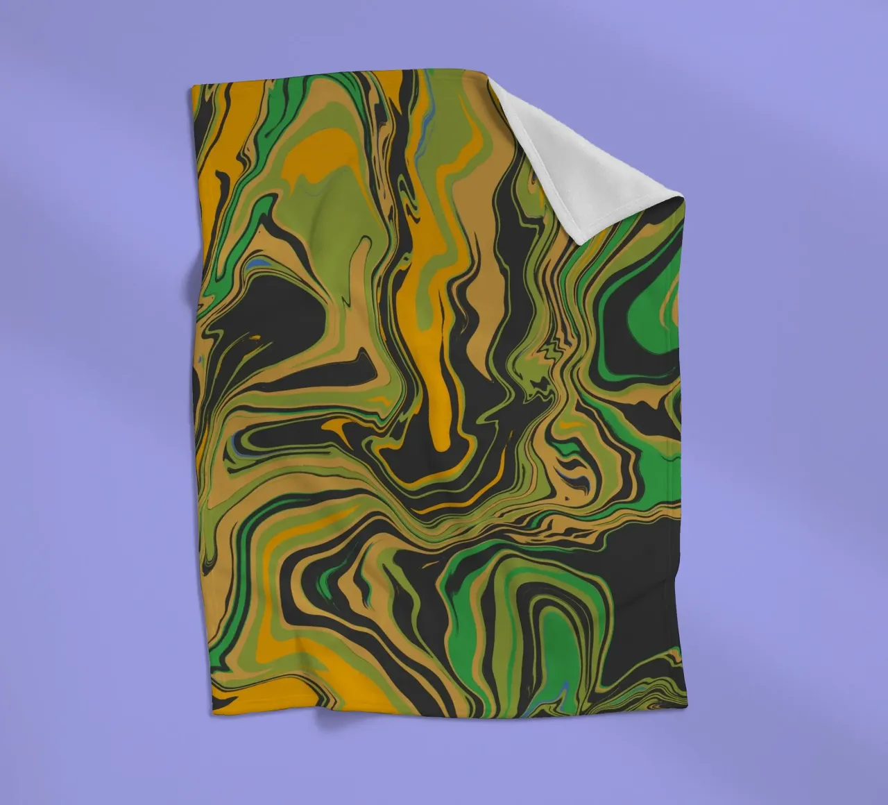 Flusso di marmo 07 coperta in pile da Little Dean