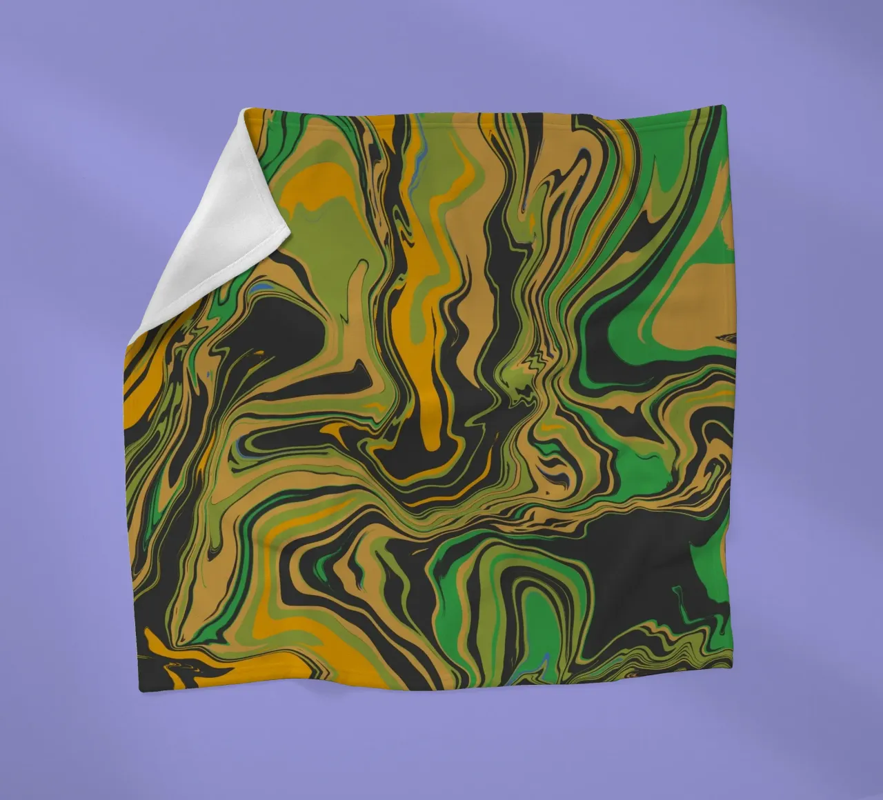 Flusso di marmo 07 coperta in pile da Little Dean