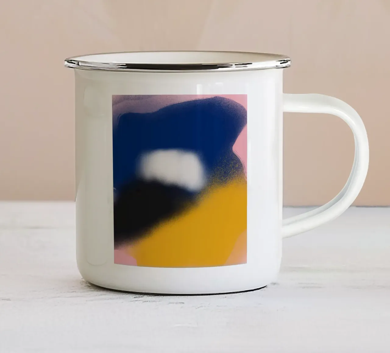 Fluidità 04 tazza in smalto da Little Dean