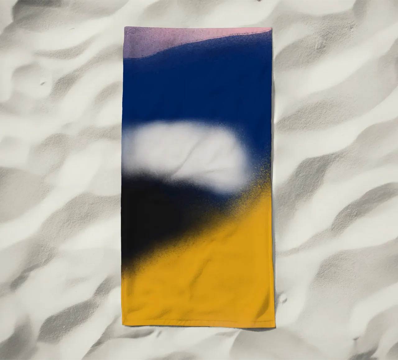 Fluidity 04 beach towel by Little Dean