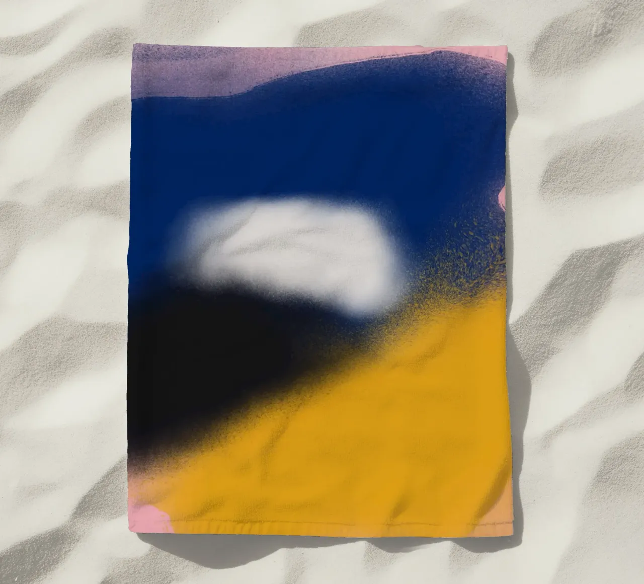 Fluidity 04 beach towel by Little Dean