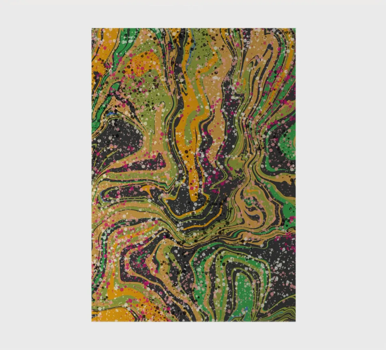 Marble flow 08 notebook by Little Dean