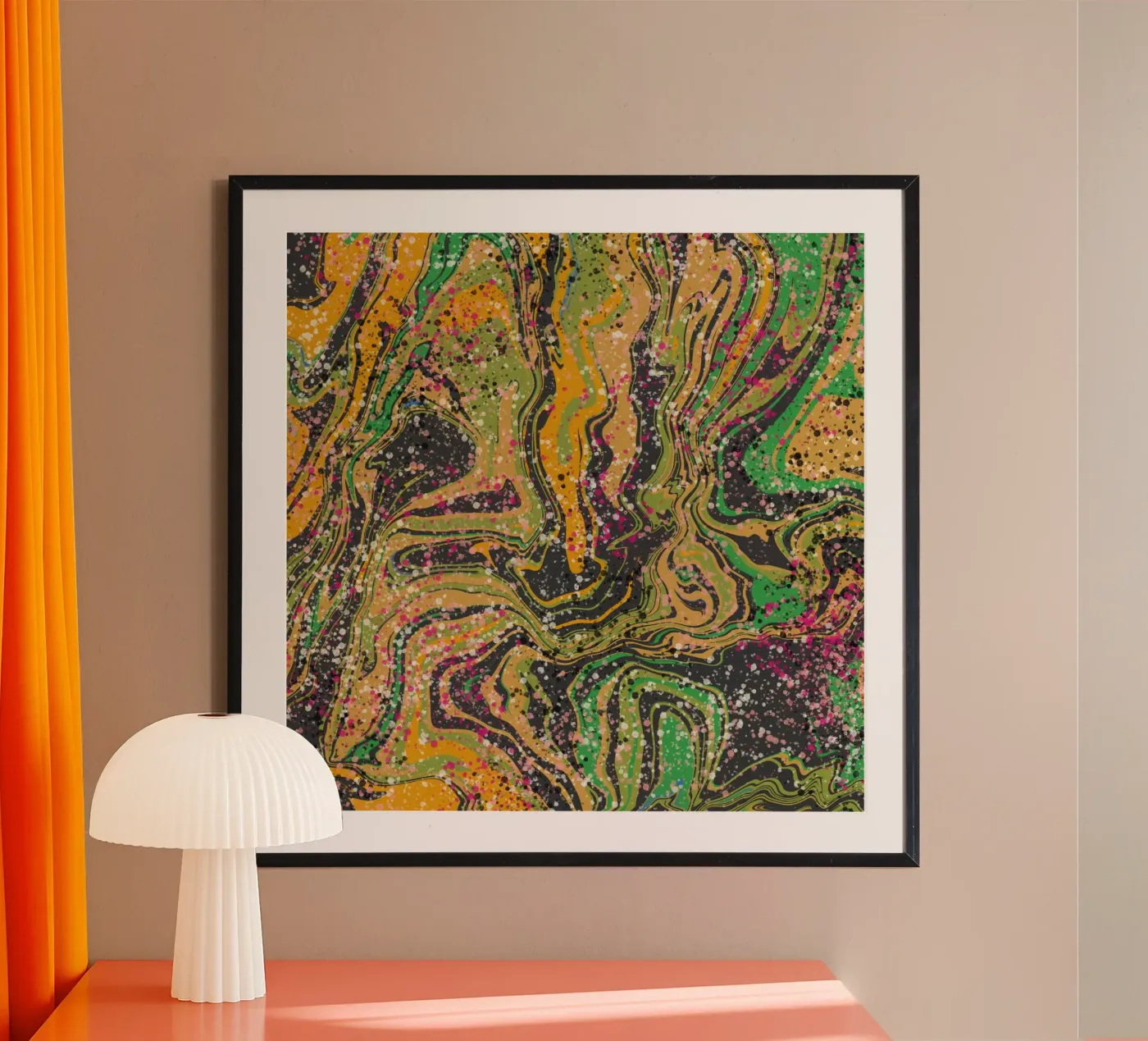 Flusso di marmo 08 poster da Little Dean