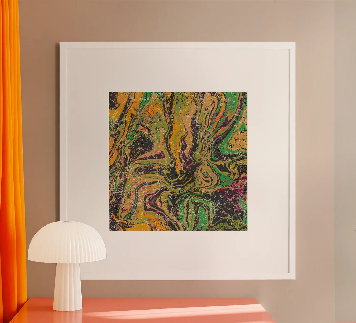 Flusso di marmo 08 poster da Little Dean