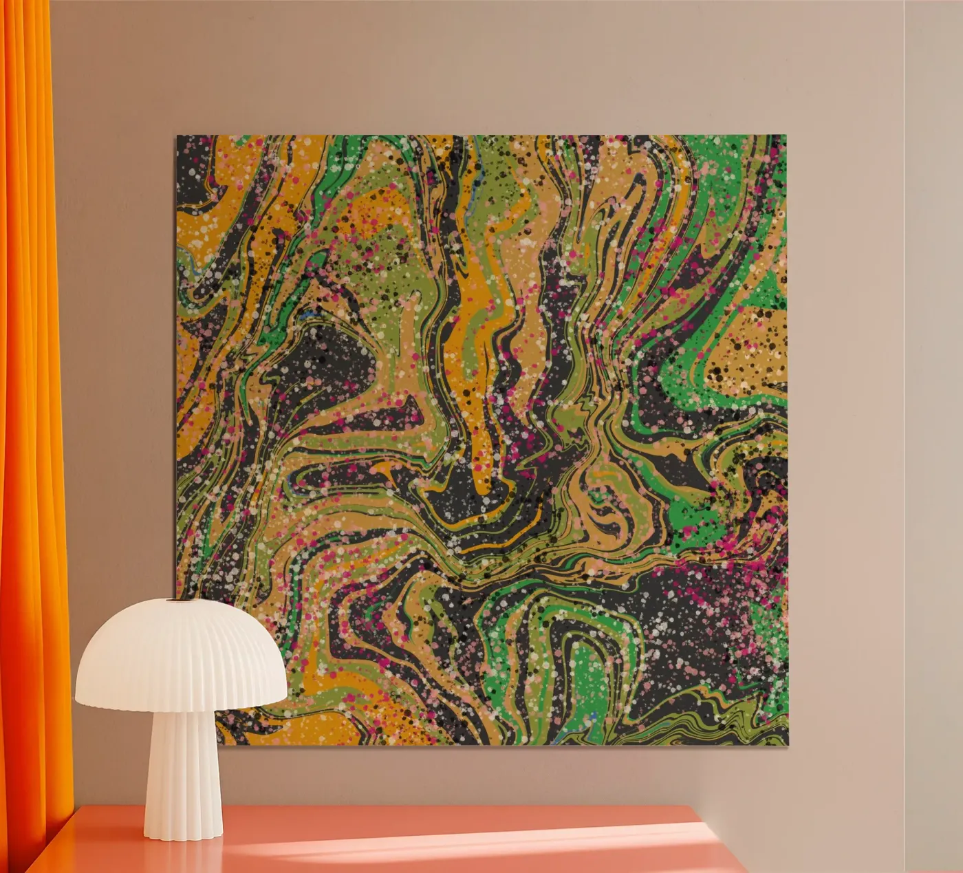 Flusso di marmo 08 poster da Little Dean