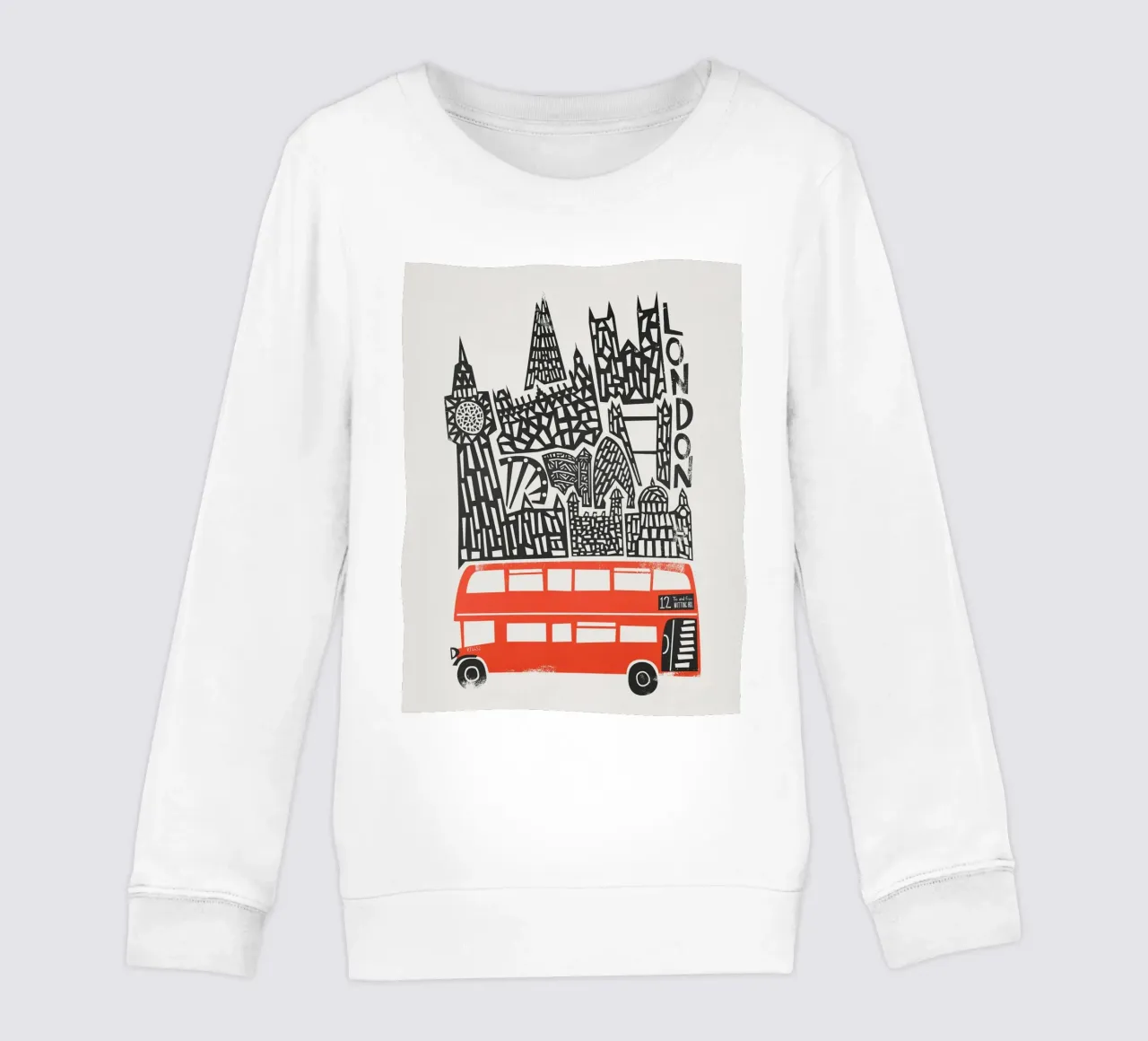 London felpa bambino da carolcrawofficialdesign
