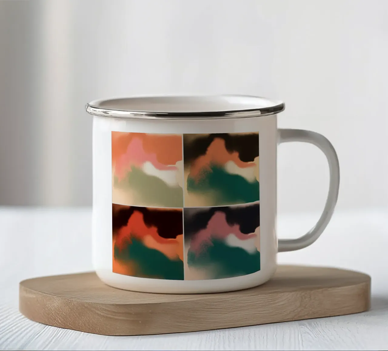 Accoppiamento degli acuti 05 tazza in smalto da Little Dean