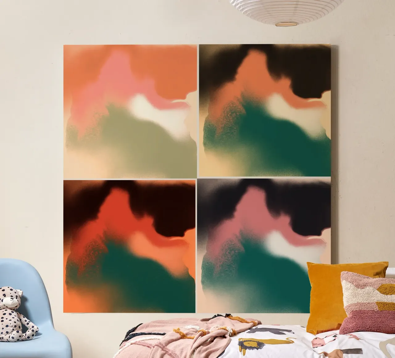 Treble pairing 05 canvas with Floater frame by Little Dean