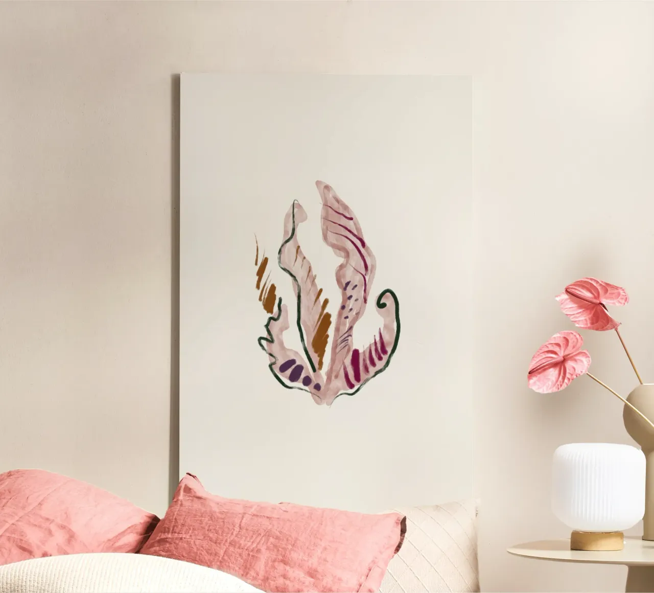 Sea Study No 27 tela con Cornice a cassetta da treechild