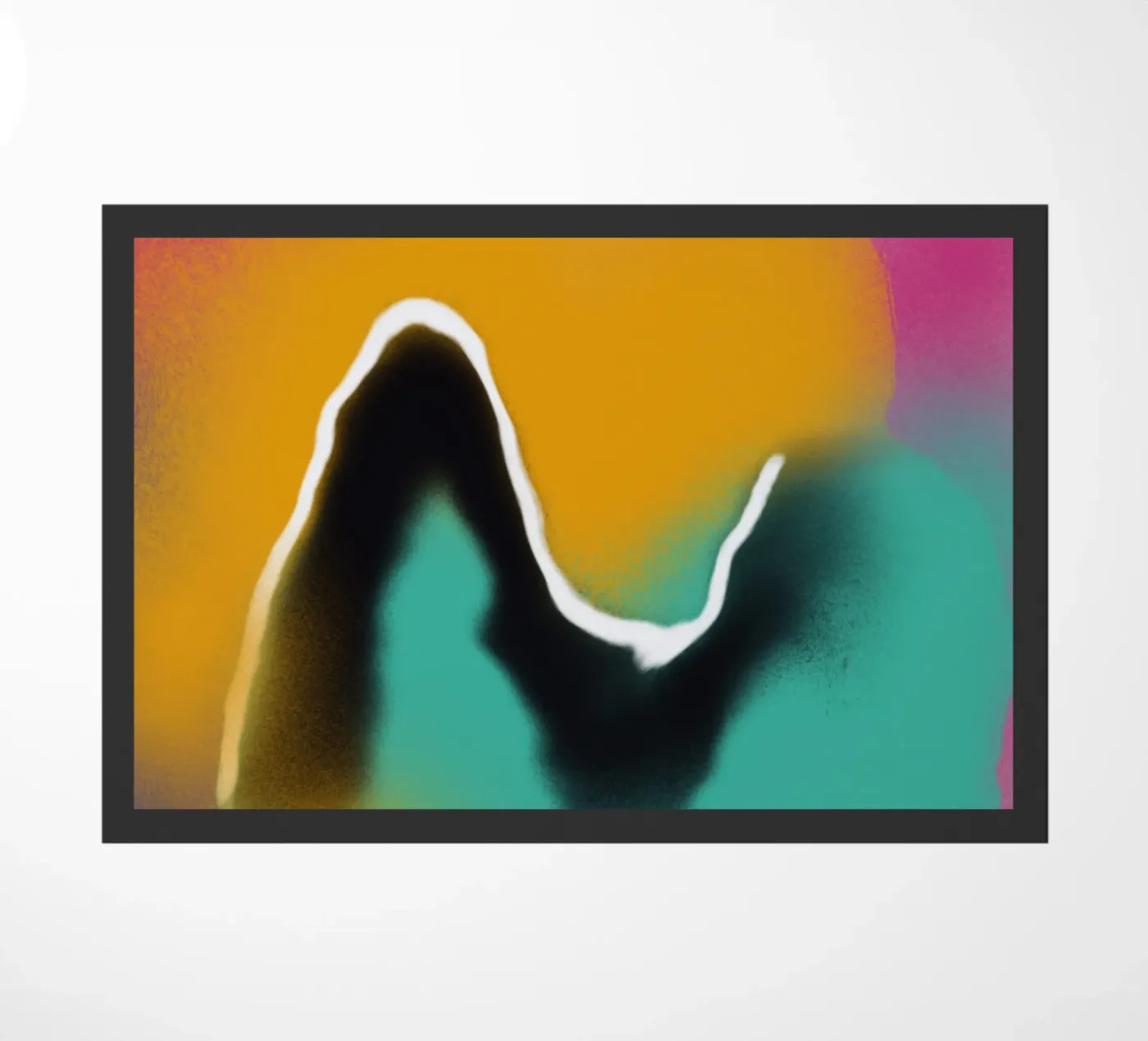 Fluidity 05 doormat by Little Dean