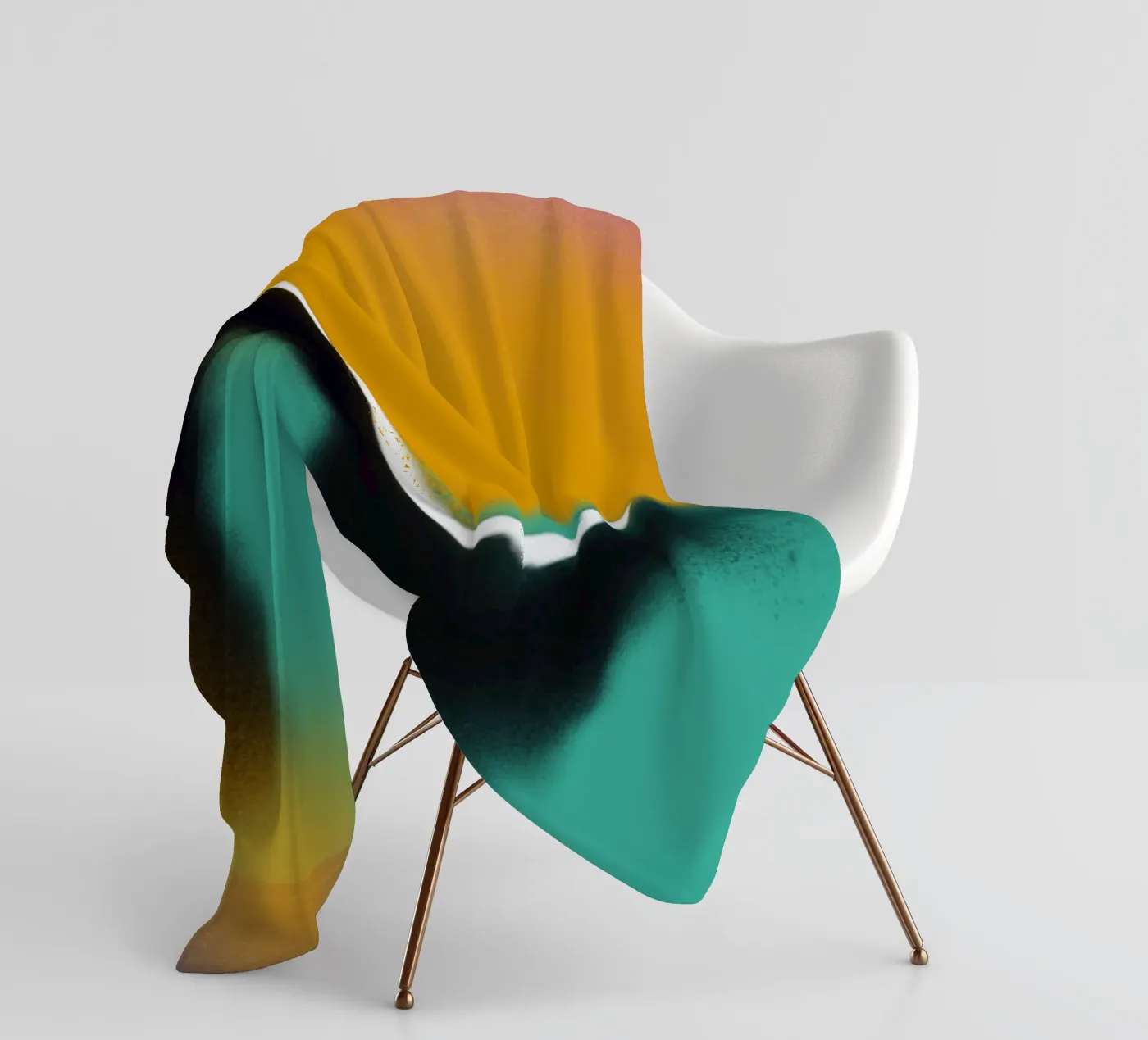 Fluidity 05 fleece blanket by Little Dean