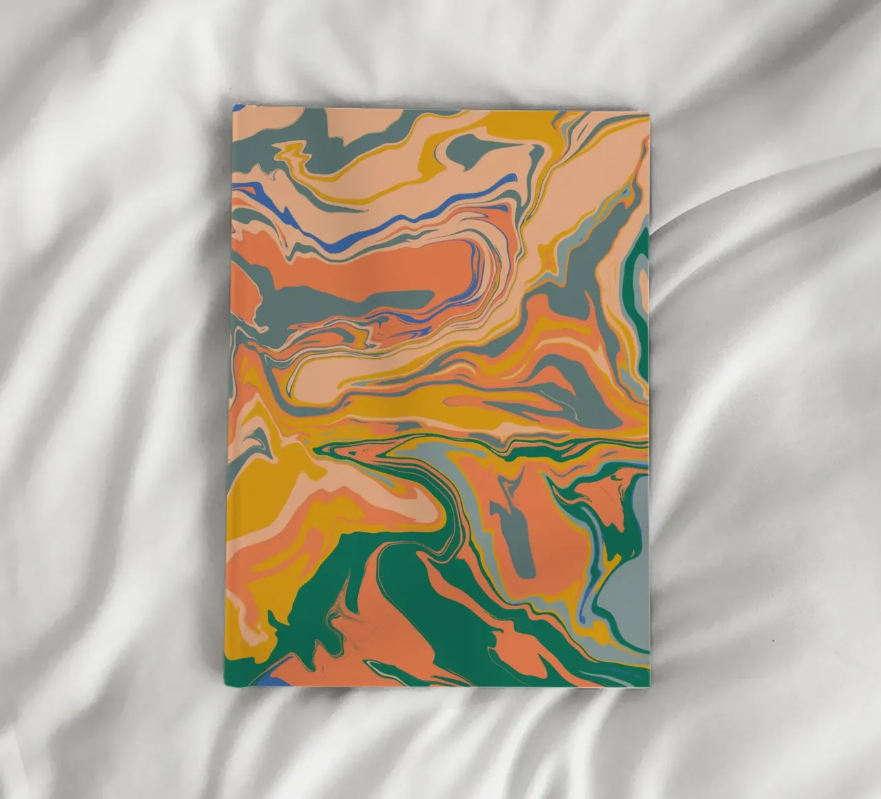Marble flow 09 notebook by Little Dean