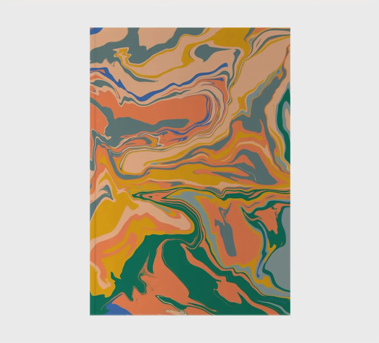 Marble flow 09 notebook by Little Dean