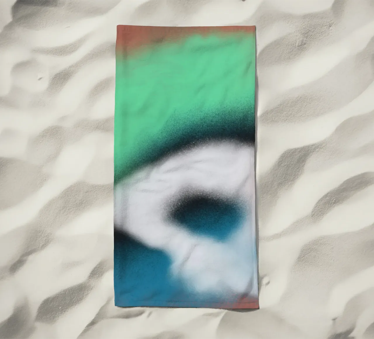 Vloeiendheid 06 strandhanddoek van Little Dean